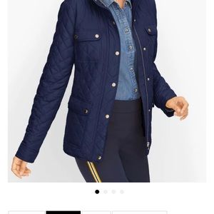 Talbots petites,  comfortable green jacket size M